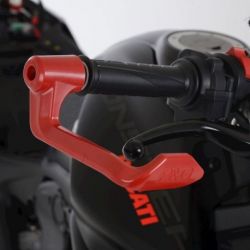 Protection de levier de frein R&G RACING - rouge Triumph