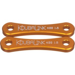 Kit de rabaissement de selle KOUBALINK (38.1 mm) orange - Kawasaki KL250 / Super Sherpa