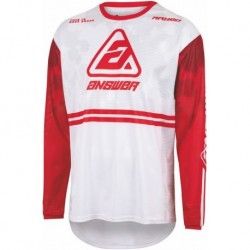 Maillot ANSWER Arkon Trials - rouge/blanc