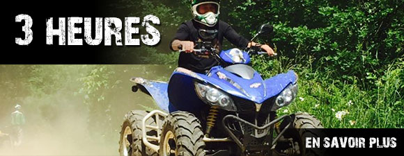 sorties de 3 heures en quad