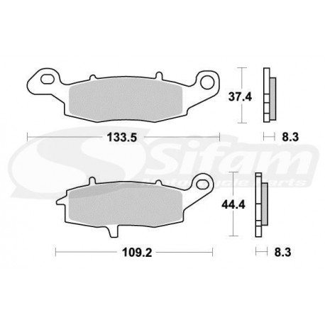 plaquette frein moto