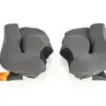 Mousses de joues ARAI Dry-Cool FCS 25mm pour casques RX-7 GP/Quantum (ép. standard L) &amp; Quantum-ST/Quantum-ST PRO...