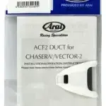 Ventilation supérieure avant ARAI Air Conductor Front-2 white pour casque Chaser-V/Chaser-V PRO