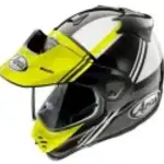 Casque ARAI TOUR-X5 Cosmic - jaune fluo - Taille XS