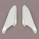 Ventilation arrière latérale inférieure ARAI Side Cowl Vent-3 Diamond White pour casques Quantum...