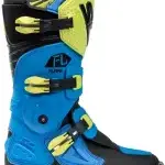 Bottes moto Enfants SIDI Flame - bleu clair / Citron / noir - Taille 37