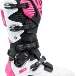 Bottes moto Enduro / cross SIDI Crossfire 3 SRS - noir / blanc / rose - Taille 41