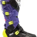 Bottes SIDI Crossfire 3 SRS - violet/noir/jaune fluo - Taille 41
