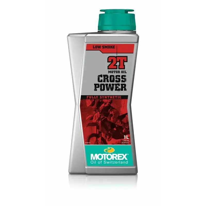 Huile moteur MOTOREX Cross Power 2T 100% synthétique 10 X 1L