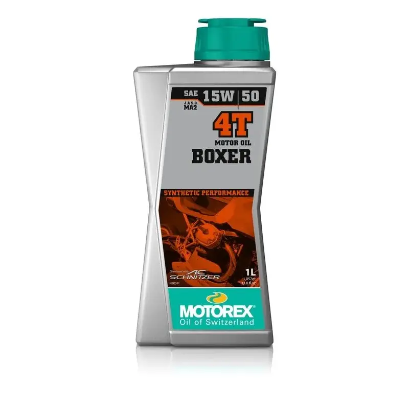 Huile Moteur MOTOREX Boxer 4T 15W50 100% synthétique 10 X 1L