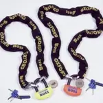 Antivol chaîne OXFORD 16mm Big Boss + 1.5m x 12mm