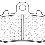 Plaquettes de frein CL BRAKES 1101XBK5 métal fritté