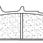 Plaquettes de frein CL BRAKES 1103X59 métal fritté