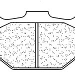 Plaquettes de frein CL BRAKES 1123ATV1 métal fritté