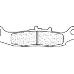 Plaquettes de frein CL BRAKES 1141ATV1 métal fritté