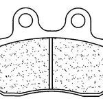 Plaquettes de frein CL BRAKES 1146S4 métal fritté