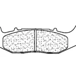 Plaquettes de frein CL BRAKES 1148A3+ métal fritté