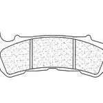 Plaquettes de frein CL BRAKES 1159A3+ métal fritté