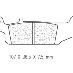 Plaquettes de frein CL BRAKES 1193ATV1 métal fritté