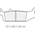 Plaquettes de frein CL BRAKES 1195ATV1 métal fritté