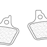Plaquettes de frein CL BRAKES 1211RX3 métal fritté