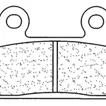 Plaquettes de frein CL BRAKES 2252A3+ métal fritté