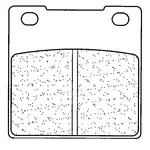 Plaquettes de frein CL BRAKES 2282A3+ métal fritté