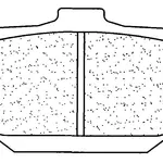 Plaquettes de frein CL BRAKES 2285RX3 métal fritté