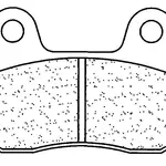 Plaquettes de frein CL BRAKES 2288MX10 métal fritté