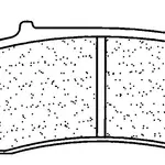 Plaquettes de frein CL BRAKES 2300S4 métal fritté