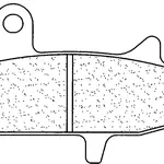 Plaquettes de frein CL BRAKES 2308A3+ métal fritté