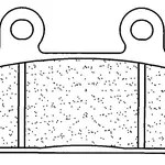 Plaquettes de frein CL BRAKES 2310A3+ métal fritté