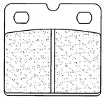 Plaquettes de frein CL BRAKES 2332S4 métal fritté