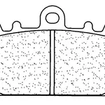Plaquettes de frein CL BRAKES 2363A3+ métal fritté