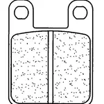 Plaquettes de frein CL BRAKES 2377EN10 métal fritté