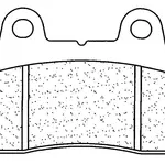 Plaquettes de frein CL BRAKES 2382S4 métal fritté