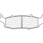 Plaquettes de frein CL BRAKES 2384S4 métal fritté