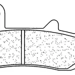 Plaquettes de frein CL BRAKES 2388S4 métal fritté