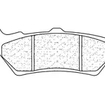 Plaquettes de frein CL BRAKES 2396A3+ métal fritté