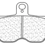 Plaquettes de frein CL BRAKES 2430A3+ métal fritté