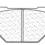 Plaquettes de frein CL BRAKES 2694S4 métal fritté