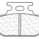 Plaquettes de frein CL BRAKES 2923ATV1 métal fritté