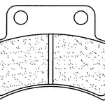 Plaquettes de frein CL BRAKES 2924ATV1 métal fritté