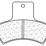 Plaquettes de frein CL BRAKES 2925ATV1 métal fritté