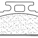 Plaquettes de frein CL BRAKES 3009SC métal fritté