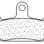 Plaquettes de frein CL BRAKES 3041SC métal fritté