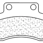 Plaquettes de frein CL BRAKES 3047SC métal fritté