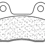 Plaquettes de frein CL BRAKES 3062MSC métal fritté