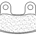 Plaquettes de frein CL BRAKES 3067SC métal fritté