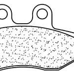 Plaquettes de frein CL BRAKES 3077MSC métal fritté